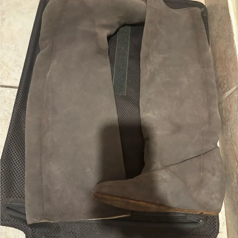 Candela Over The Knee Heel Boots gray wedge boot heels cute shoes
